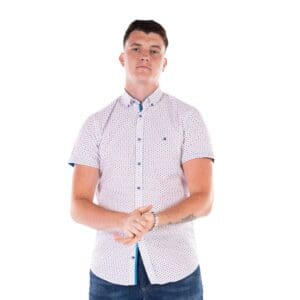 Mineral Fox White Red Shirt