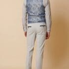 Marc Darcy Bromley Stone Check Waistcoat