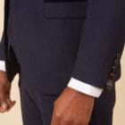 Marc Darcy Bromley Navy Check Jacket