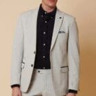 Marc Darcy Bromley Stone Check Blazer