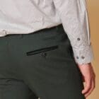 Marc Darcy Bromley Olive Check Trousers