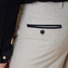 Marc Darcy Bromley Stone Check Trousers