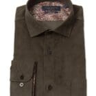 Guide London Green Corduroy Shirt
