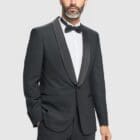 Cavani Aspen Black Tux Blazer