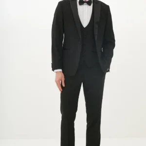 Marc Darcy Dalton Black Tuxedo Suit