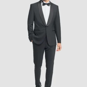 Cavani Aspen Black Tuxedo Suit
