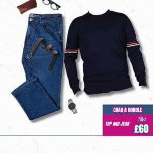 Hugo Knit and Jean Bundle