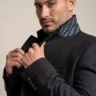 Cavani Roman Black Coat