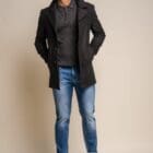Cavani Nelson Black Overcoat