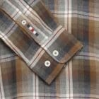 FQ1924 Brant Green Brushed Check Shirt
