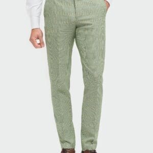 Cavani Caridi Sage Check Trousers