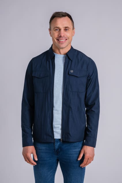 P3797-490-0-001 XV Kings Midleton Navy Overshirt