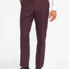 Cavani Caridi Wine Check Trousers