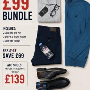 Half Zip, Shirt and Chinos Bundle