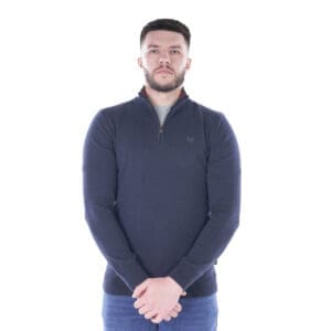 Scott & Wade Machli Navy Half Zip