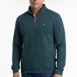Mineral Rey Avocado Zip Sweat